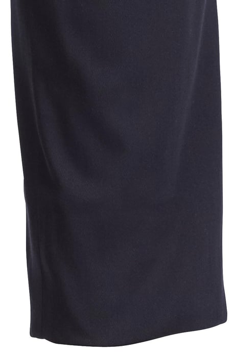 Fitted Stretch Trousers in Navy