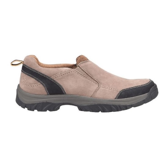 Cotswold Mens Boxwell Nubuck Leather Hiking Shoe (Tan) - Image 2