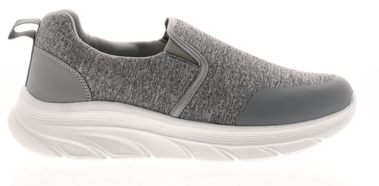 Focus Mens JerseyTrainers Comfy Wilkie Slip On grey