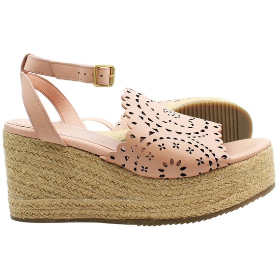 Twed Baker Pinky Laser Cut Womens Pink Wedges - Image 4