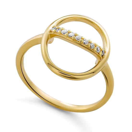 Orphelia 'Amaliada' Dames 925 Sterling Zilveren Ring - Goud ZR-7572 - Image 2