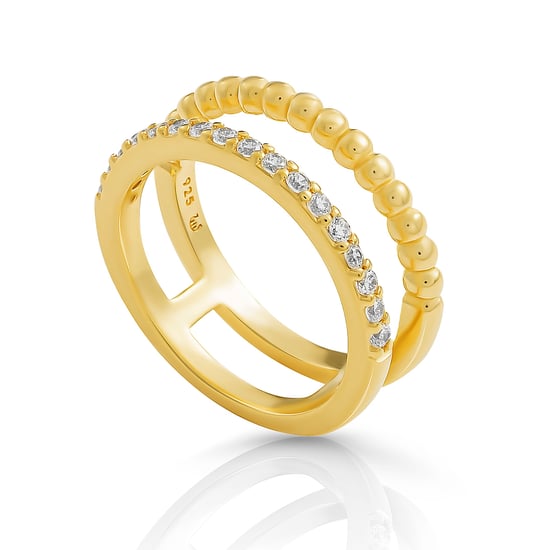 Orphelia 'Chic' Dames 925 Sterling Zilveren Ring - Goud ZR-7537/G - Image 2