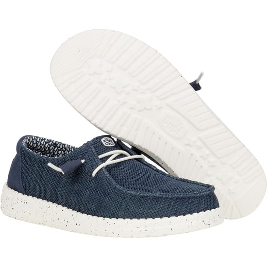 HEYDUDE Wendy Stretch Mesh Polyester Vrouwen Navy Loafers - Image 3
