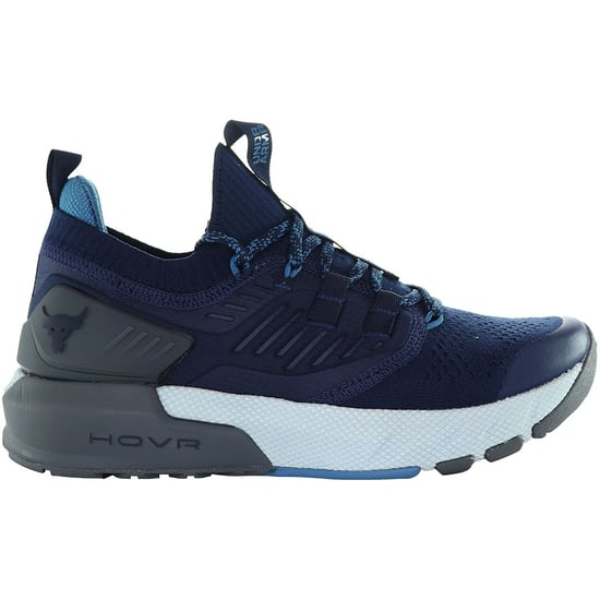Under Amrour Project Rock 3 GS Kids Blue Trainers - Image 4