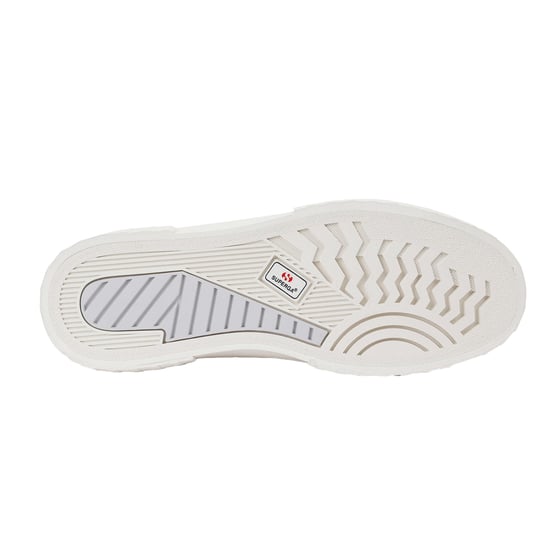 Superga Womens/Ladies 2696 Stripe High Tops (Grey Silver/Avorio)