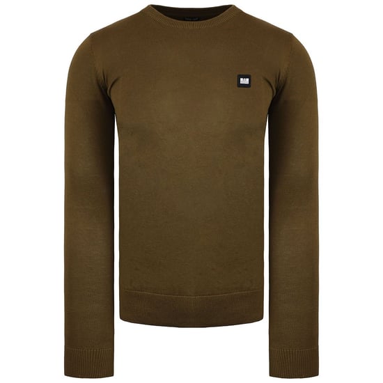 Weekend Offender Lima Mens Olive Sweater - Image 1