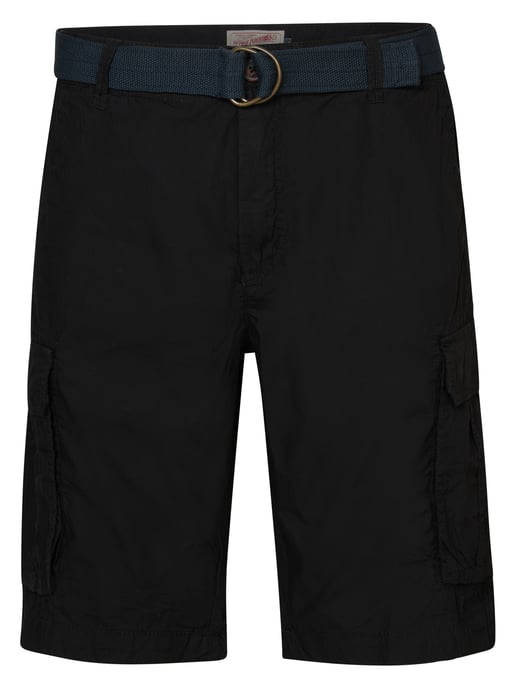Petrol Industries - Heren Cargoshort met riem - Zwart - Image 1