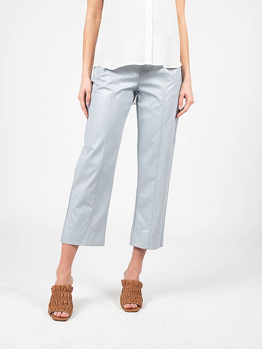 Pinko Trousers Biella Woman's Blue - Image 3