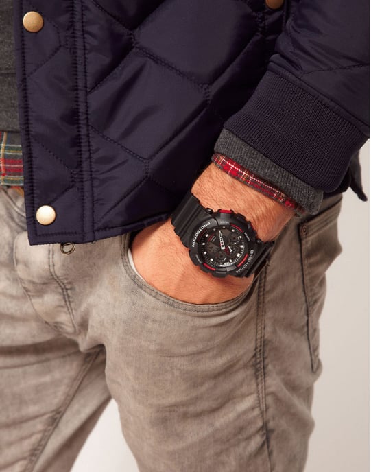 Casio G-shock Men's Black Watch GA-100-1A4ER - Image 4