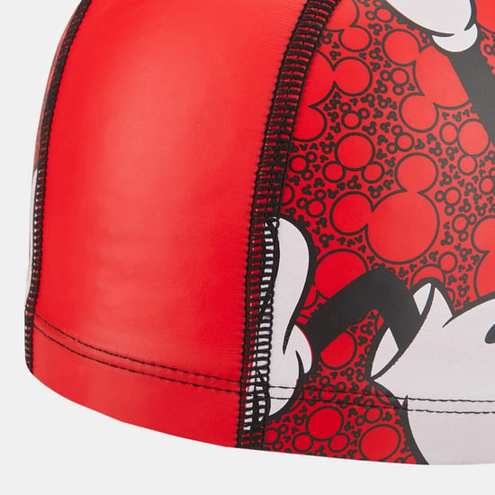 Disney Childrens/Kids Mickey Mouse Speedo Pace Swim Cap (Red) - Image 5