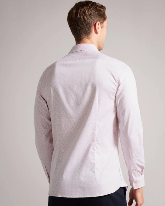 Ted Baker Faenza Mens Long Sleeve Geometric Shirt