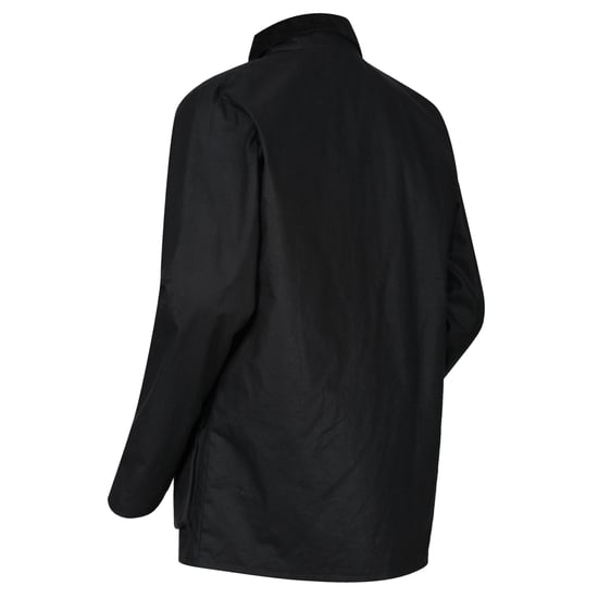 Regatta Mens Country Wax Jacket (Black) - Image 3