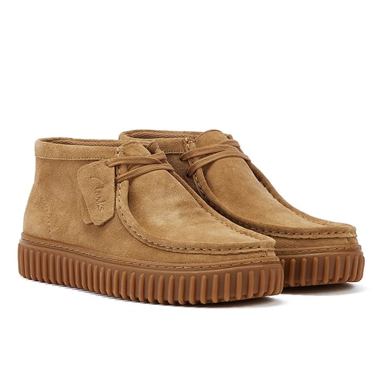 Clarks Torhill Hi Suede Heren Bruin Laarzen - Image 1