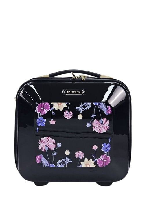 Hard Shell Black Luggage Cosmetic Bag