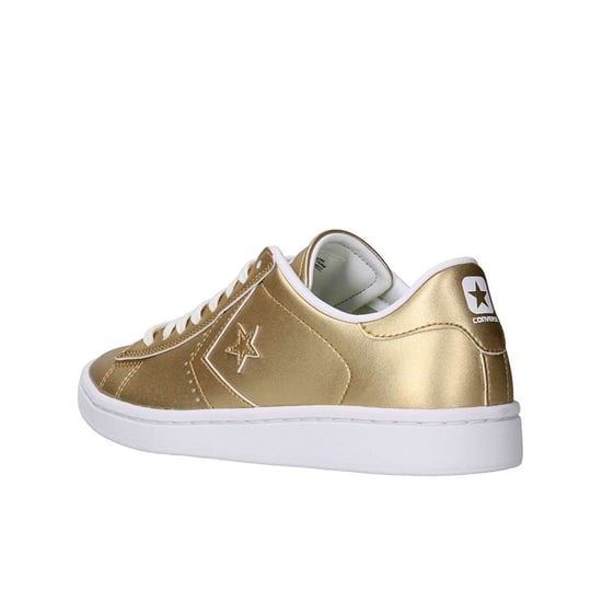 Converse Pro Womens Gold Trainers