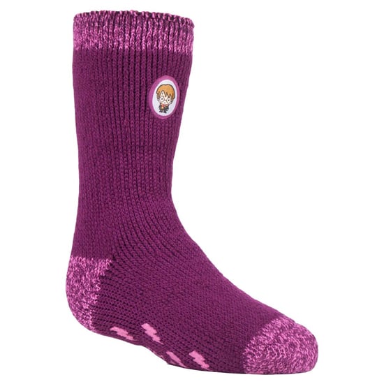 Värmehållare - Barnkaraktär halkfria 2.3 TOG vintervarma termiska toffelsockor med grepp - Harry Potter flickor - Image 1