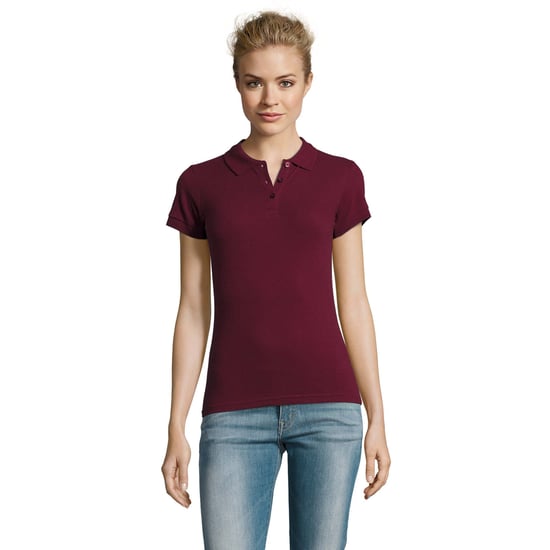 SOLS Dames/Dames Perfect Poloshirt (Bourgondië) - Image 1