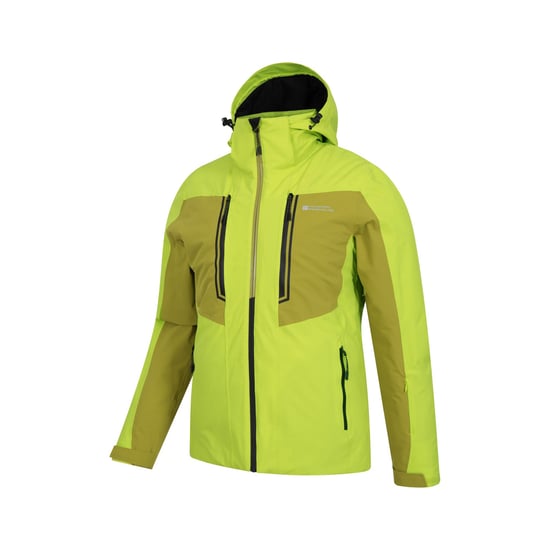 Mountain Warehouse Mens Phase Extreme Waterproof Ski Jacket (Green) - Image 3