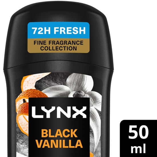 Lynx Deodorant Stick Black Vanilla with 72Hrs Freshness 50ml, 3 Pack