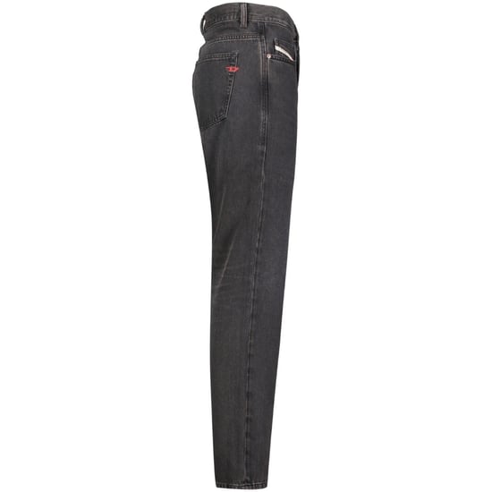 Diesel D-Viker Regular Fit svarta jeans - Image 4