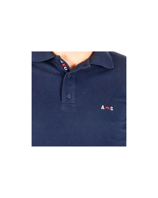 Andrew Charles By Andy Hilfiger Mens Polo ALABAMA NAVY