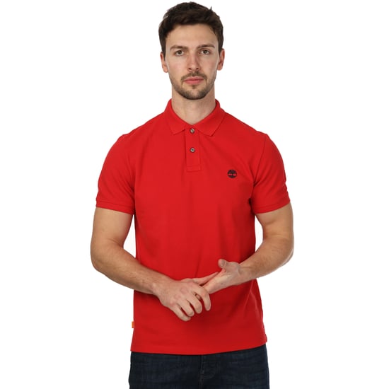 Men's Timberland Millers River Polo Shirt in Red