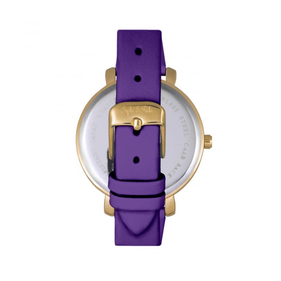 Sophie & Freda Key West Leather-Band Watch w/Swarovski Crystals