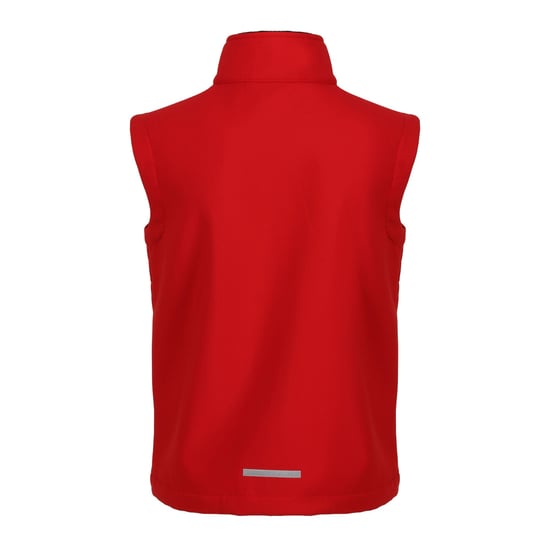 Regatta Childrens/Kids Ablaze Softshell Reflective Gilet (Classic Red/Black)