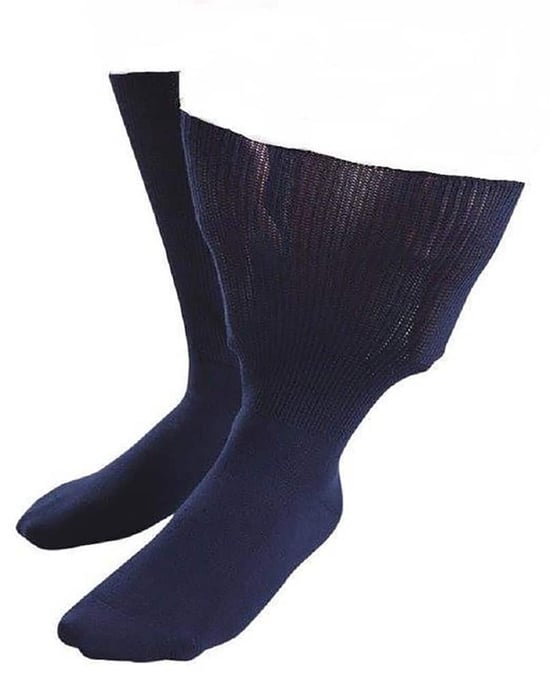 Mens & Womens Extra Wide Soft Cotton Oedema Socks for Swollen Feet - Image 1