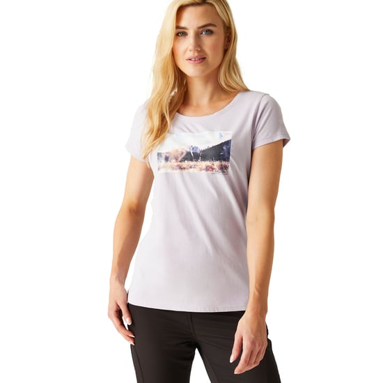 Regatta Womens/Ladies Breezed IV Mountain T-Shirt (Lilac Frost)