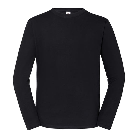 Fruit of the Loom Unisex Volwassen Iconic 195 Effen T-shirt met lange mouwen (Zwart) - Image 1