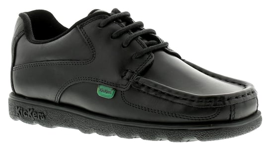 Kickers Fragma Lace 3 Junior Boys Shoes in Black