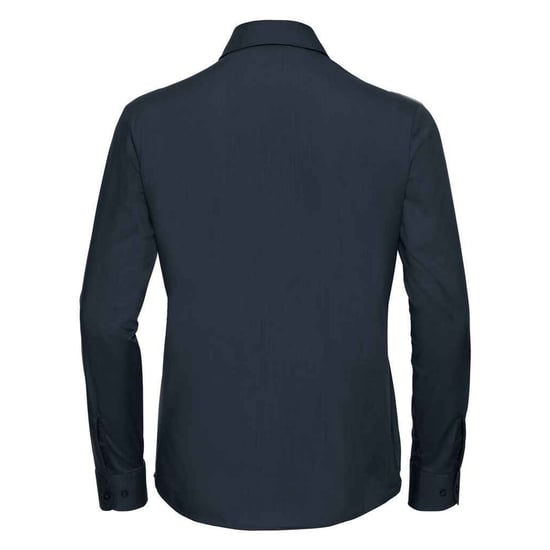Russell Collection Womens/Ladies Poplin Easy-Care Long-Sleeved Formal Shirt (French Navy)