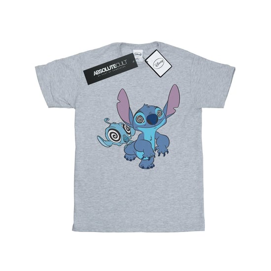 Disney Girls Lilo And Stitch Hypnotized Cotton T-Shirt (Sports Grey)
