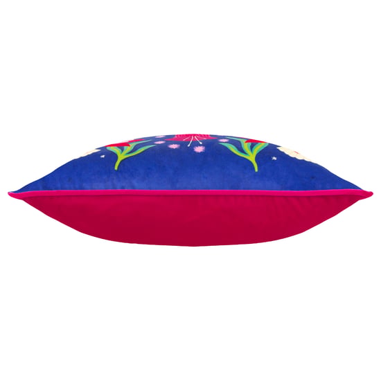 Kate Merritt Fiesta Folk Piped Velvet Cushion Cover - Image 3