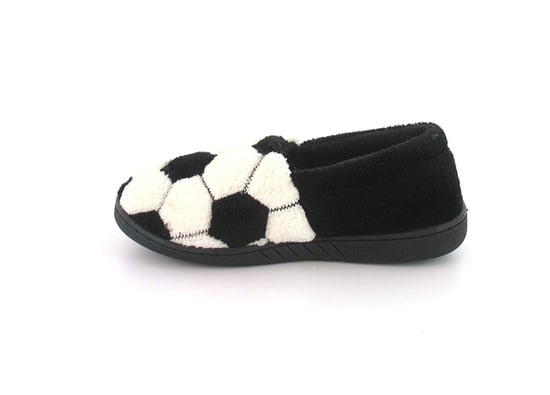 New Boys/Childrens Black/White Full Novelty Design Slippers