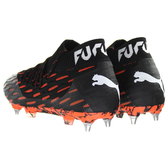 Puma Future 6.1 Netfit MxSG Mens Black/Orange Football Boots
