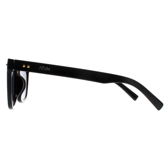 Atum Square Unisex Shiny Black Smoke Grey Meraki