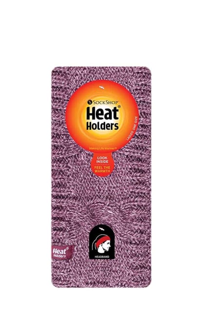 Dames fleece gevoerde thermo oorwarmer hoofdband - Roos - Image 2