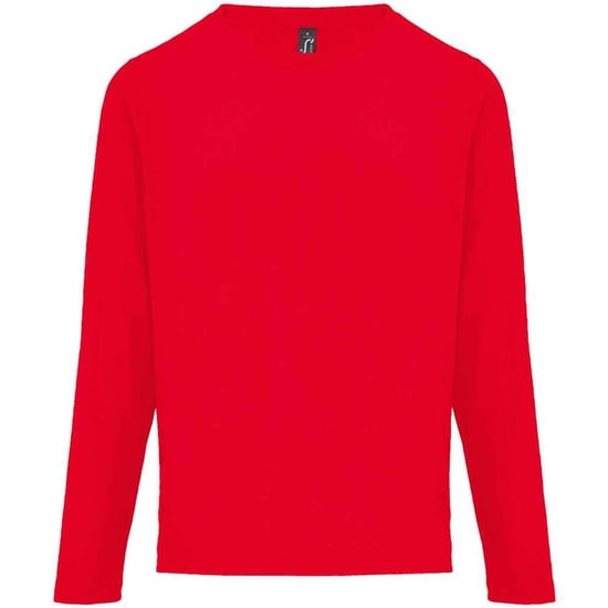 SOLS Womens/Ladies Monarch Long-Sleeved T-Shirt (Red) - Image 1