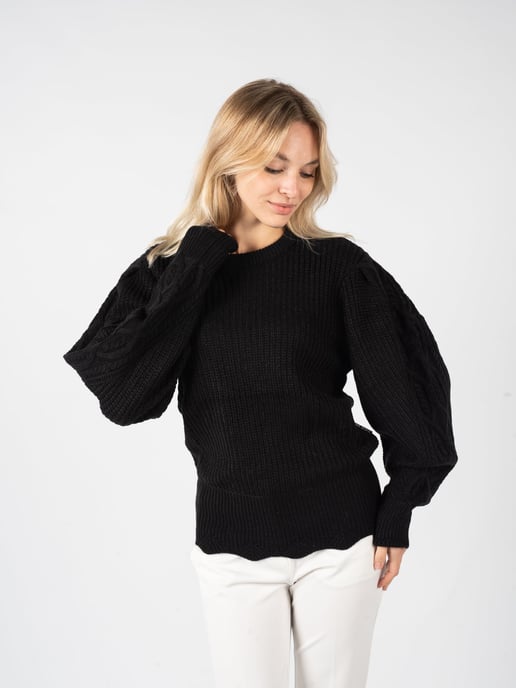 Silvian Heach Pullover Joconde Woman's Black - Image 5