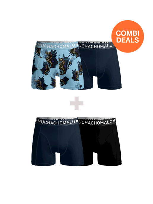 Muchachomalo Men's Boxer Shorts - 2 Pack Combideal - Men's Underpants