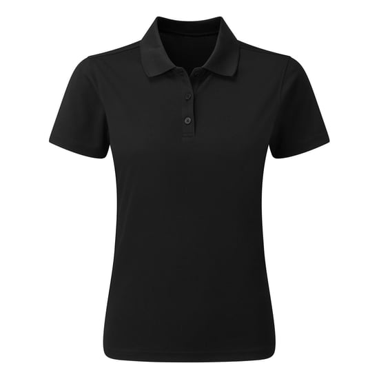 Premier Womens/Ladies Sustainable Polo Shirt (Black)