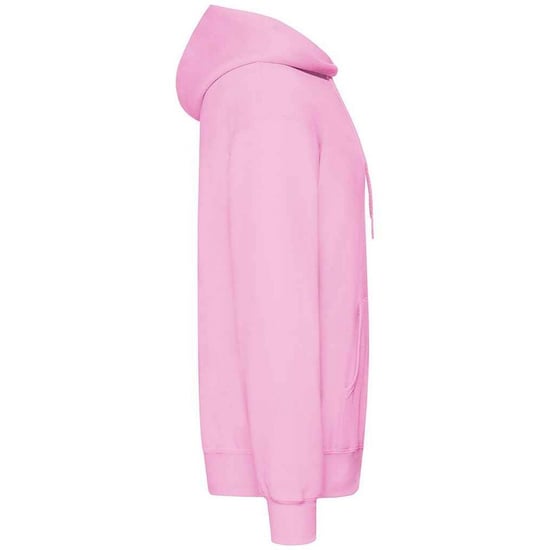 Fruit of the Loom Volwassenen Unisex klassiek sweatshirt met capuchon (Lichtroze) - Image 3
