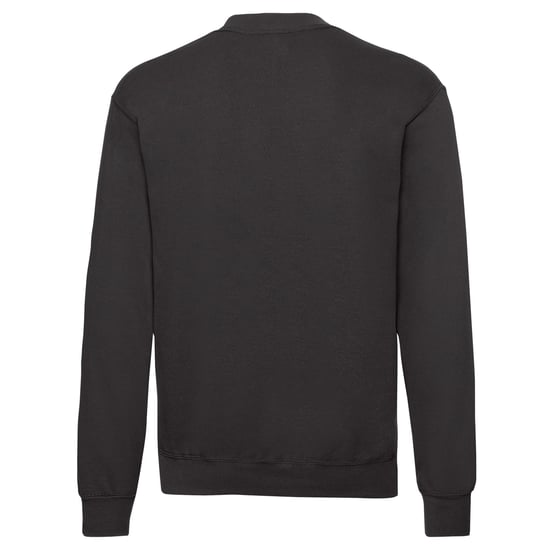 Fruit Of The Loom Mens Classic Drop Shoulder Sweatshirt (Black) - Image 2