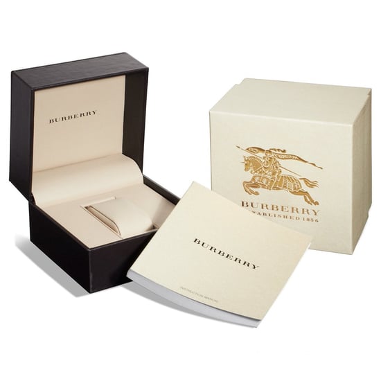 Burberry BU9127 Silver Dial Two-tone Ladies Watch