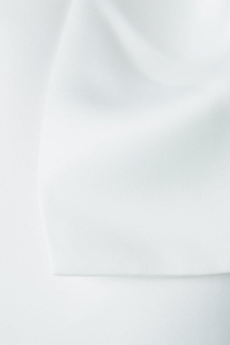 One Shoulder Statement Bow Bridal Mini Dress - Image 5