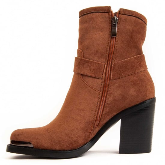 Montevita Heel Ankle Boot Town In Brown