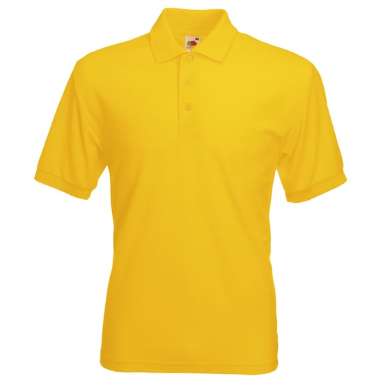 Fruit Of The Loom Heren 65/35 Pique Poloshirt Korte Mouwen (Zonnebloem Geel) - Image 1