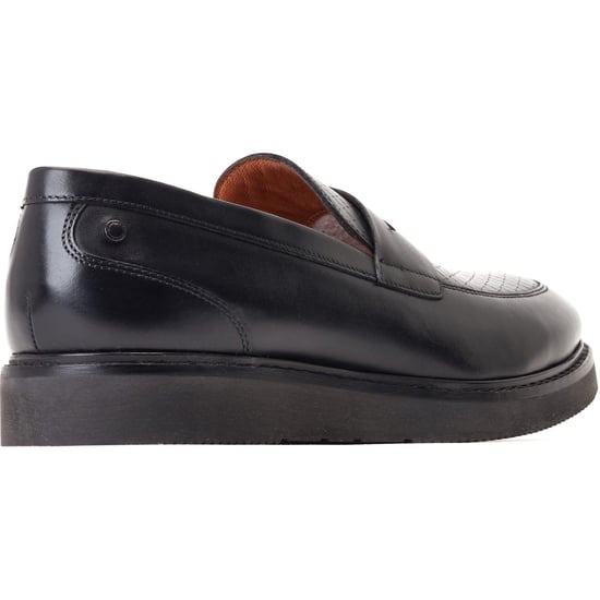 Base London Sid Leren Herenpantoffels Zwart - Image 2